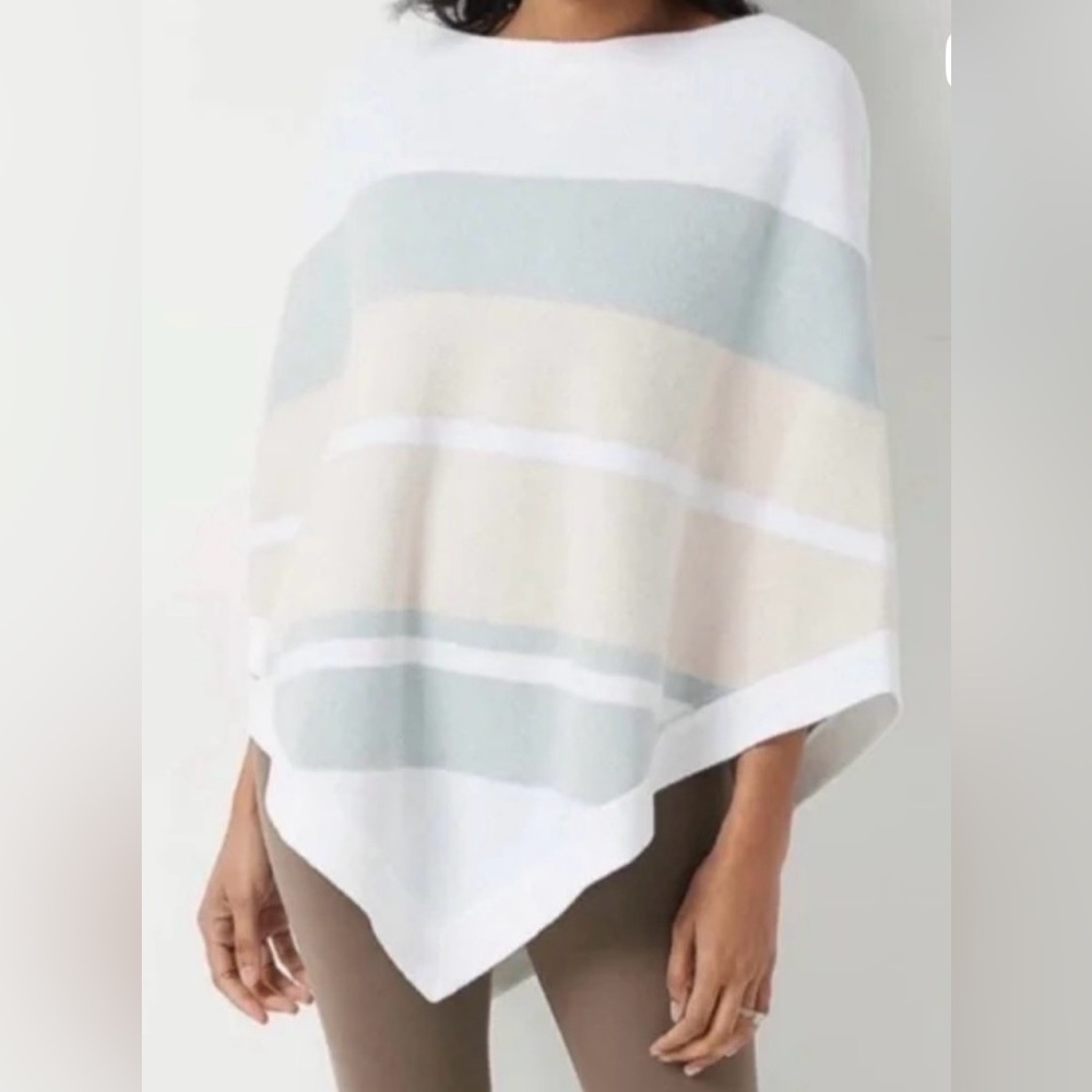 Barefoot Dreams CozyChic Ultra Lite Ocean Breeze Poncho Pink
Multi Stripe